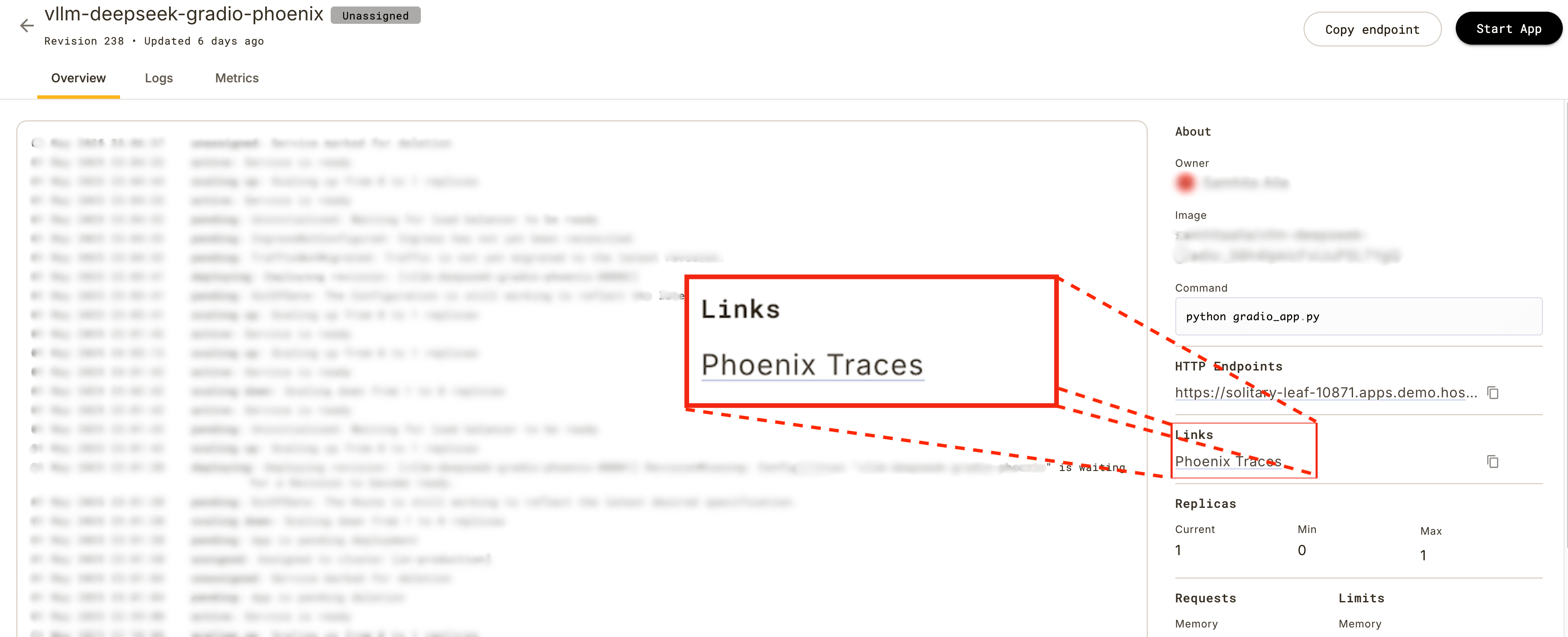 Phoenix traces